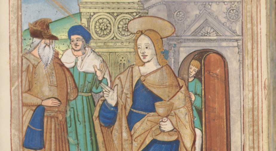 Hore dive Virginis Marie secundum usum Romanum cum aliis multis folio sequenti notatis, una cum figuris Apocalipsis & multis figuris Biblie insertis